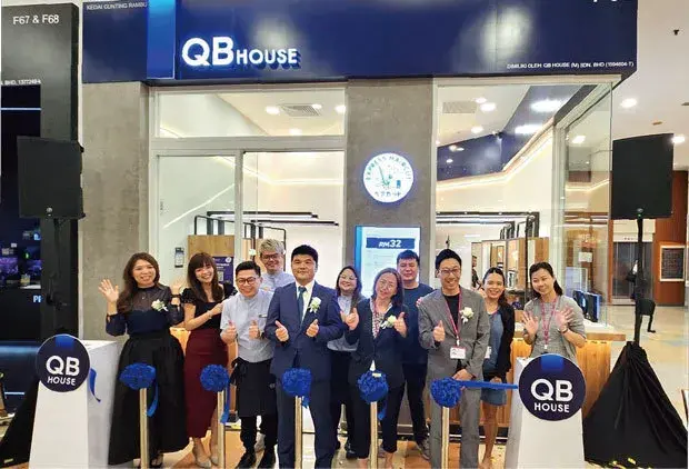 QB House mở cửa hàng đầu tiên tại Johor Malaysia