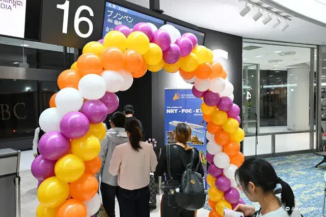 Air Cambodia khai trương tuyến Narita-Phnom Penh